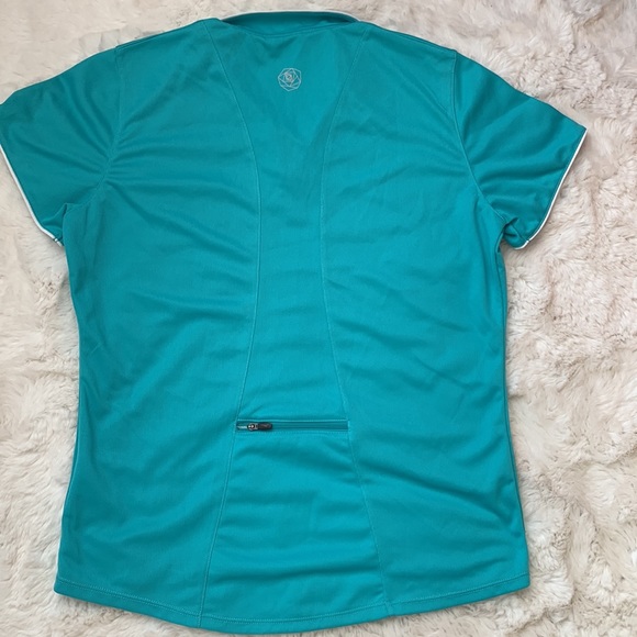 Bike/cycling top, aqua color by Sugoi, size M - Picture 6 of 7